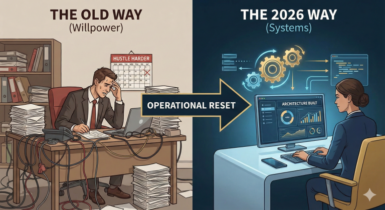 Kill the “Hustle”: Your 2026 Operational Reset Plan